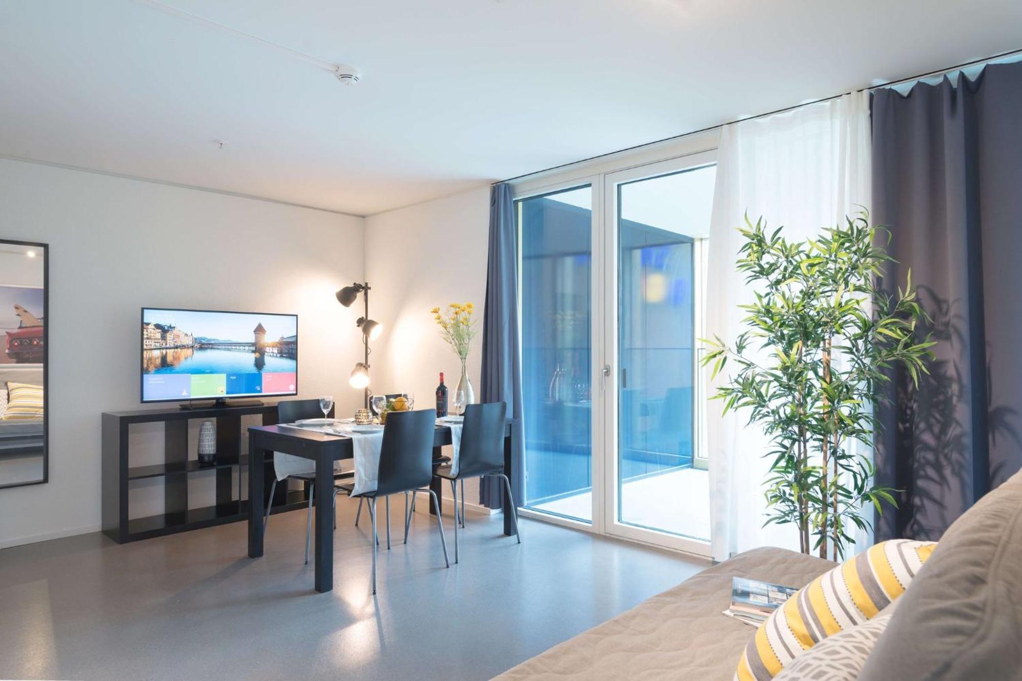 Hitrental Allmend Comfort Apartments Lucerna Esterno foto