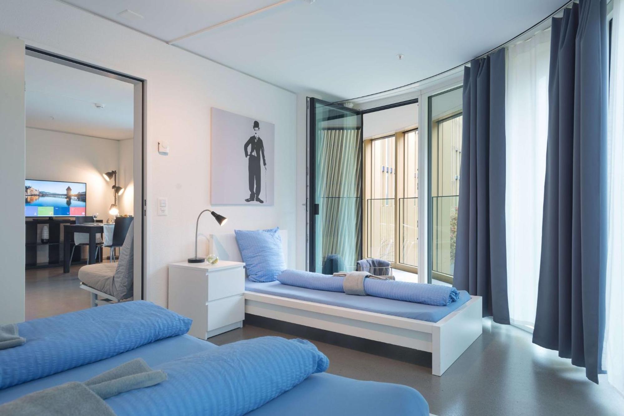 Hitrental Allmend Comfort Apartments Lucerna Esterno foto