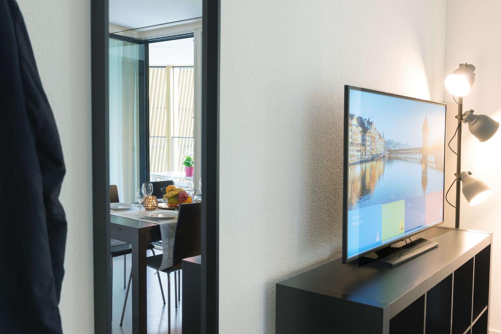Hitrental Allmend Comfort Apartments Lucerna Esterno foto