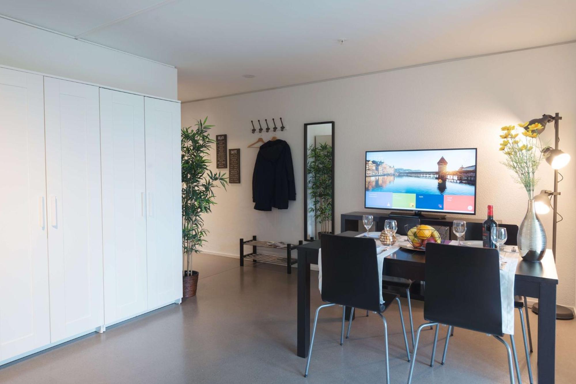 Hitrental Allmend Comfort Apartments Lucerna Esterno foto