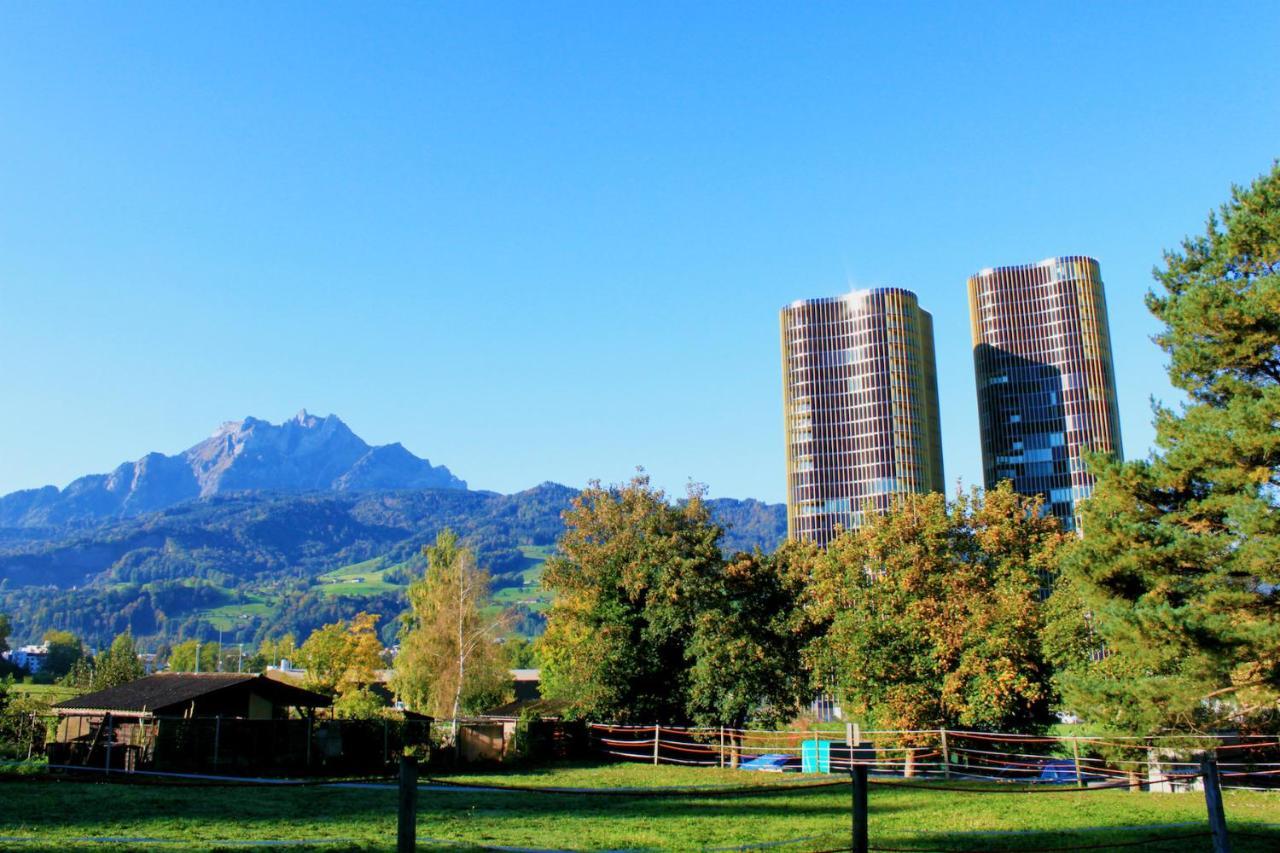 Hitrental Allmend Comfort Apartments Lucerna Esterno foto